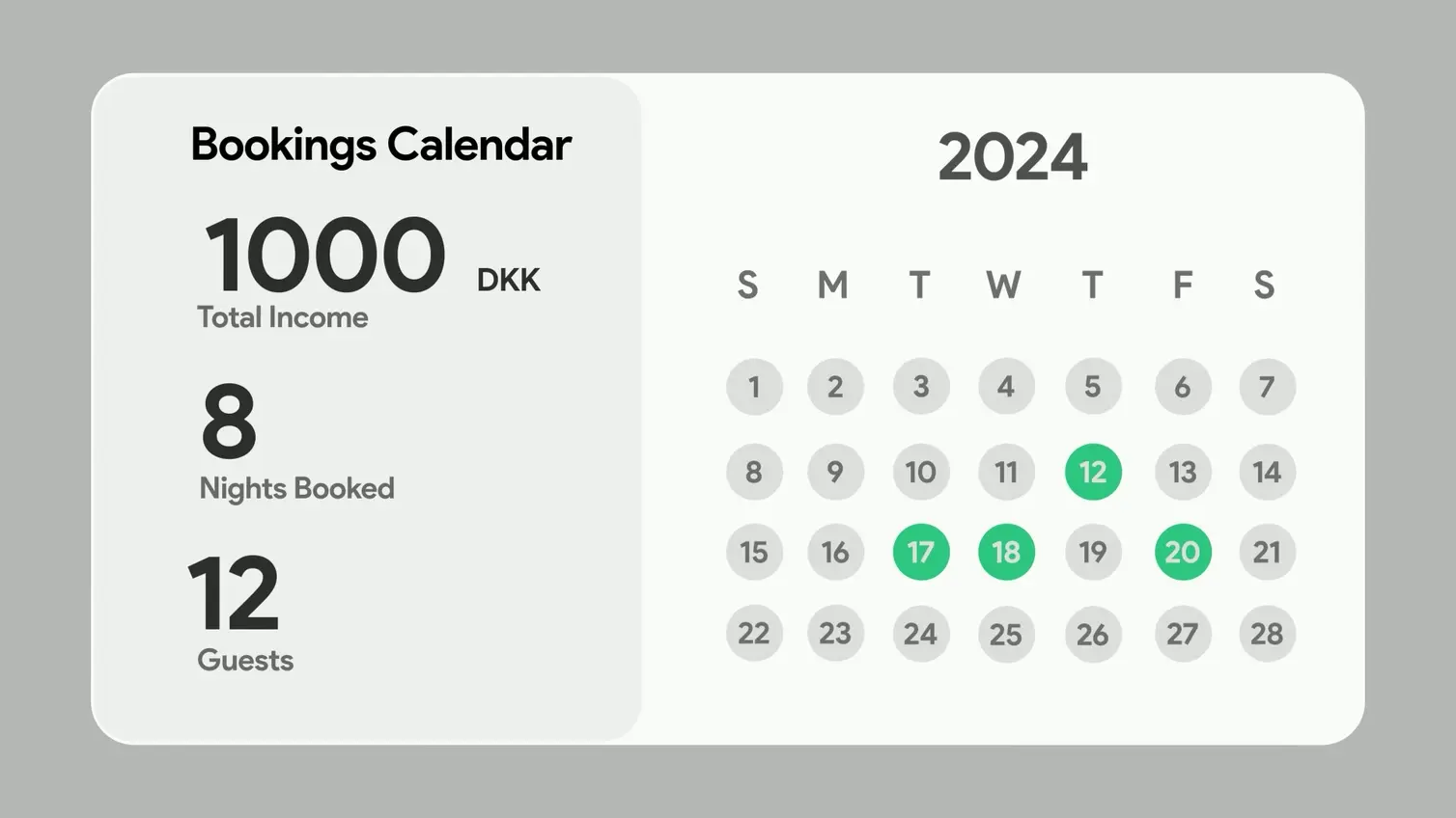 Booking Calendar